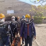 مانور امداد و نجات به مناسبت روز آتشنشانی در شرکت معادن زغالسنگ کرمان برگزار شد
