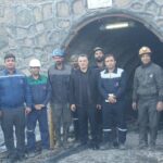 بازدید کورش یزدان  مدیر عامل شرکت از معدن اسدآباد